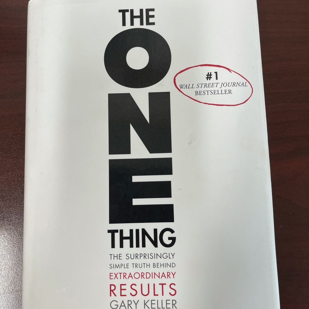 BOOK - The ONE Thing - Gary Keller & Jay Papasan